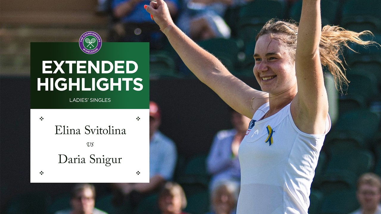Snigur stuns Svitolina! | Elina Svitolina vs Daria Snigur | Extended Highlights | Wimbledon 2026