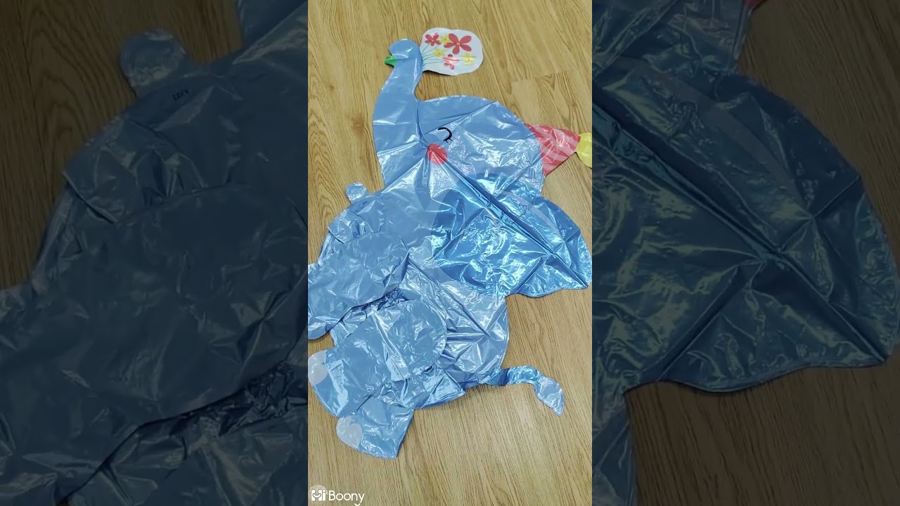 Transform Your Party with Adorable 3D Blue Elephant Foil Balloons! 🐘✨ | HiBoony