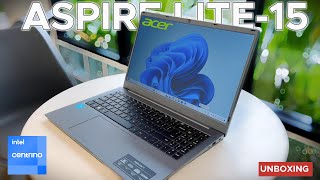 Unboxing Acer Aspire Lite15 Intel Celeron N4500 - Low Price 269