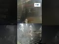 As câmeras no Lago de Olarias flagraram o momento em que temporal atingiu Ponta Grossa  sábado (16).
