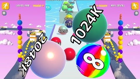 2048 | Stack Rider vs Ball Run Infinity #cutiepie22yt