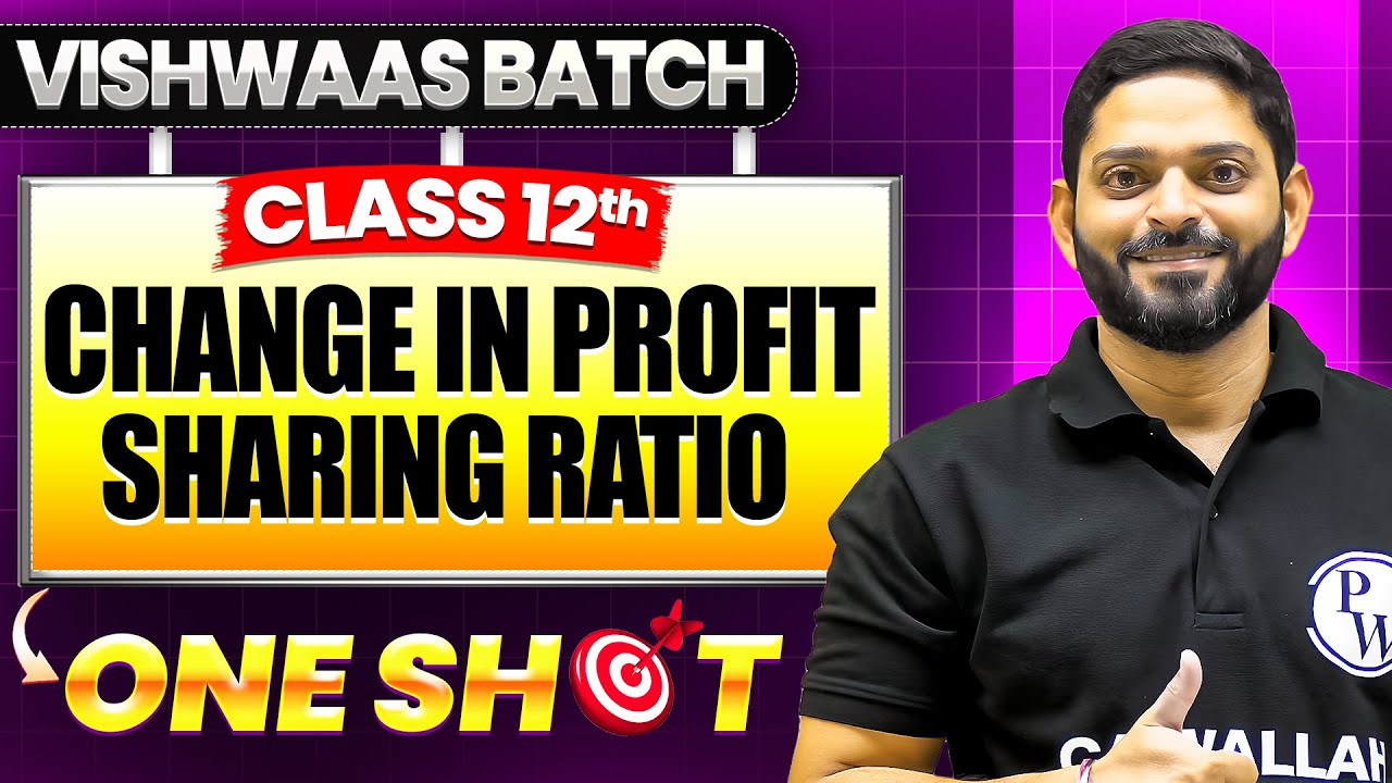 Change in Profit Sharing Ratio Class 12 | Class 12th Accountancy One ...
