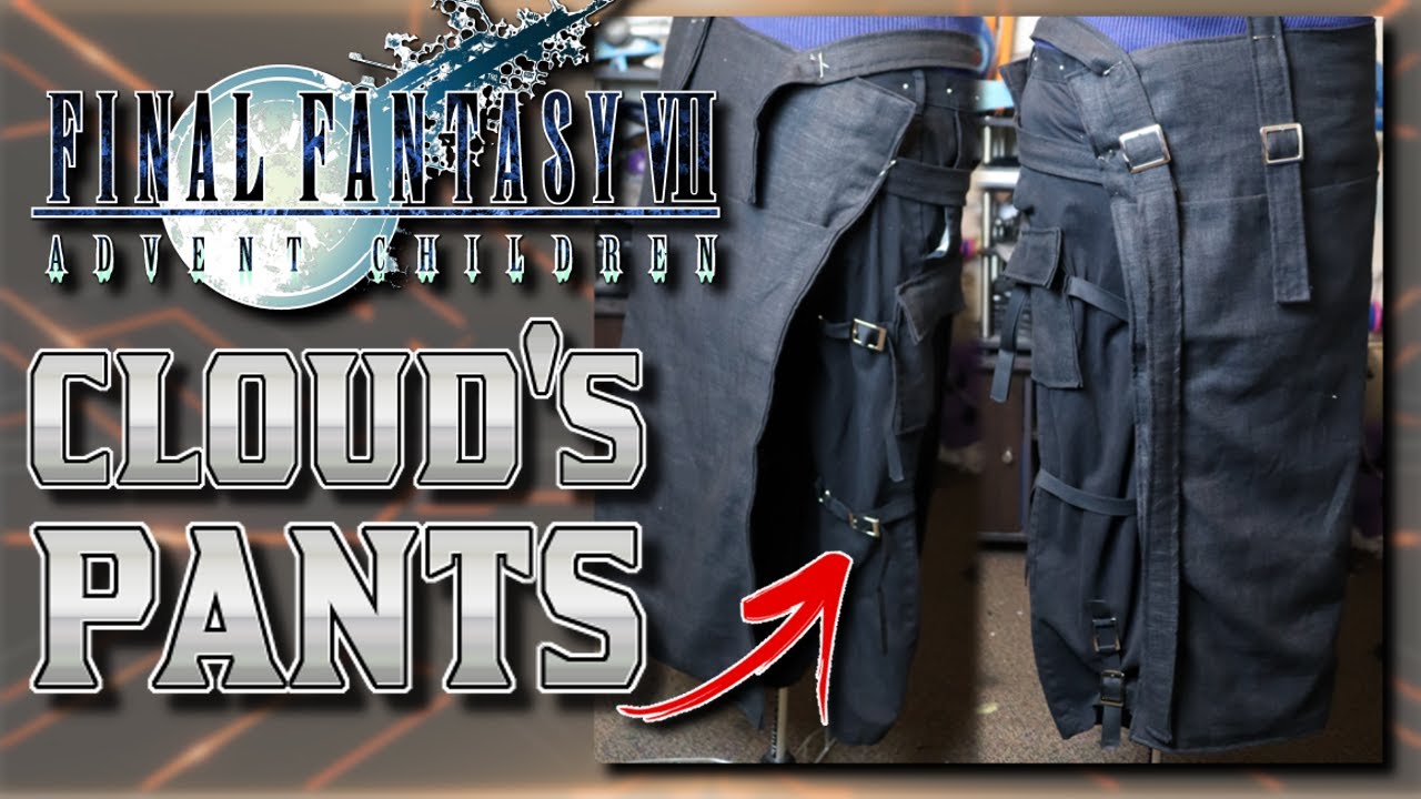 Making Cloud's Pants From Final Fantasy VII Advent Children! 