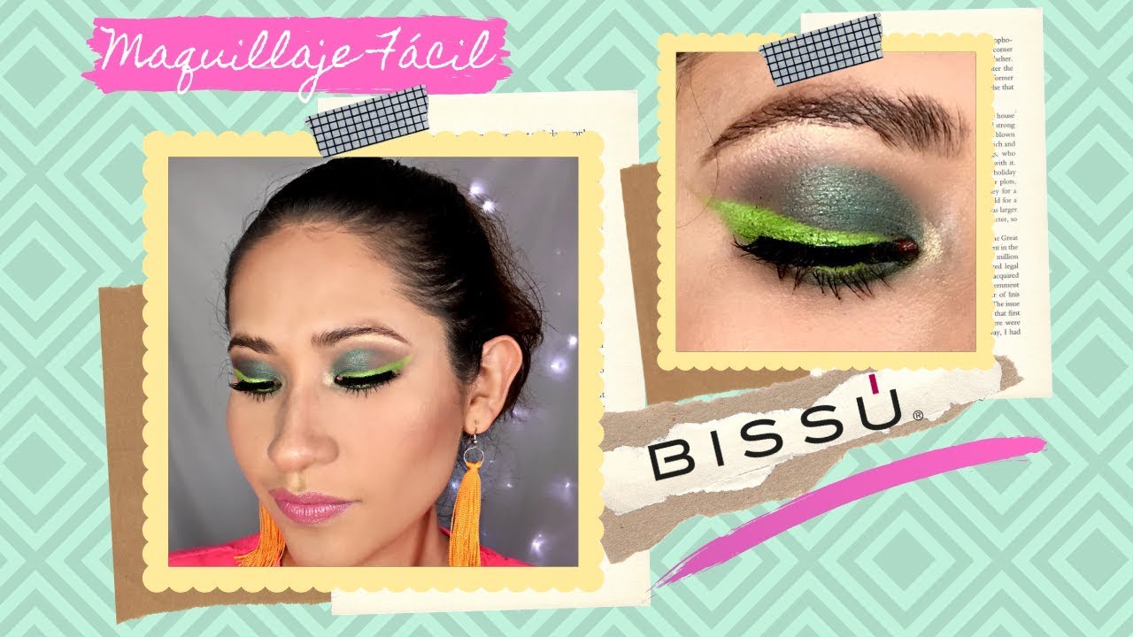 Sombra De Ojos Verde | Bissú | Maquillaje Fácil - YouTube
