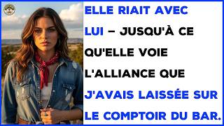 Elle riait avec lui — jusqu'à ce qu'elle voie l'alliance que j'avais laissée sur le comptoir du bar.