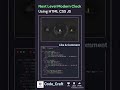 🔥 Next Level Modern Clock Using HTML CSS & JS ⏰