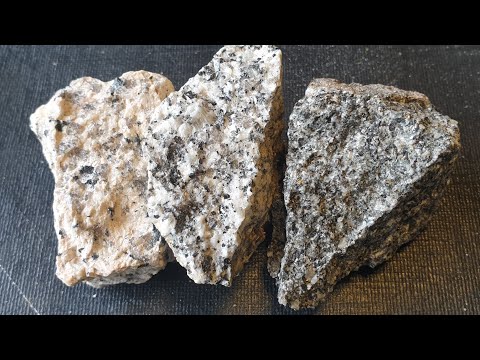 Geology: Granite, Granodiorite and Diorite.