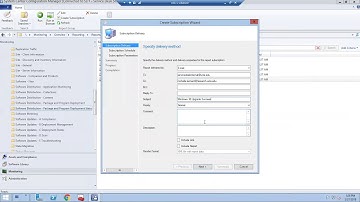How To Create A Subscription Within Reporting - SCCM 2016