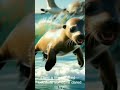 That leap… straight into safety 🙌Risking it all for the helpless ❤️The ocean’s tiniest fighter 🦭💪