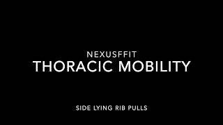 Side lying Rib Pulls