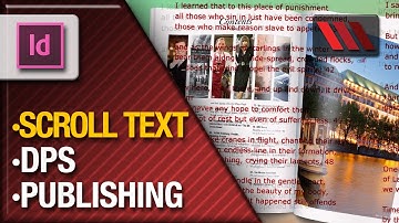 Adobe InDesign Digital Publishing Suite - Scroll Text with Pan (Tutorial by VOXLAB)