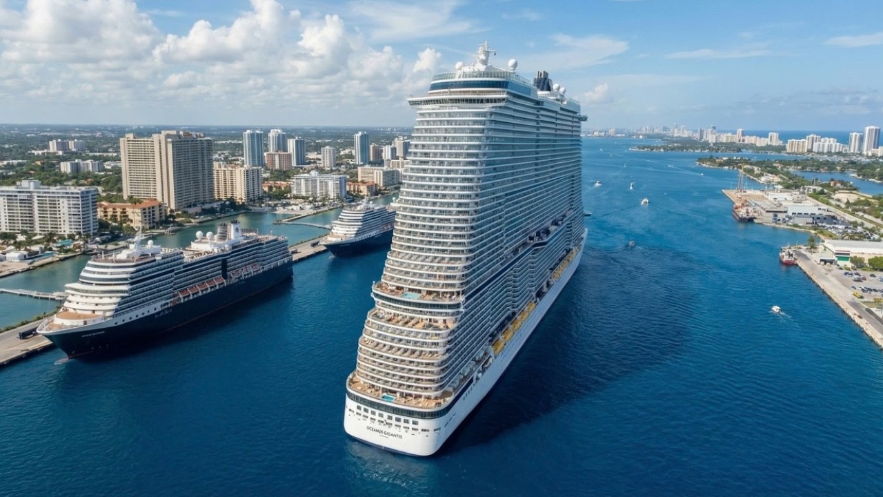 BRUTAL! 🚢A cidade flutuante de 248 MIL toneladas que desafia a realidade: você não vai acreditar!