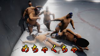 IQ激低の巨漢たちがアイスホッケーをするゲーム