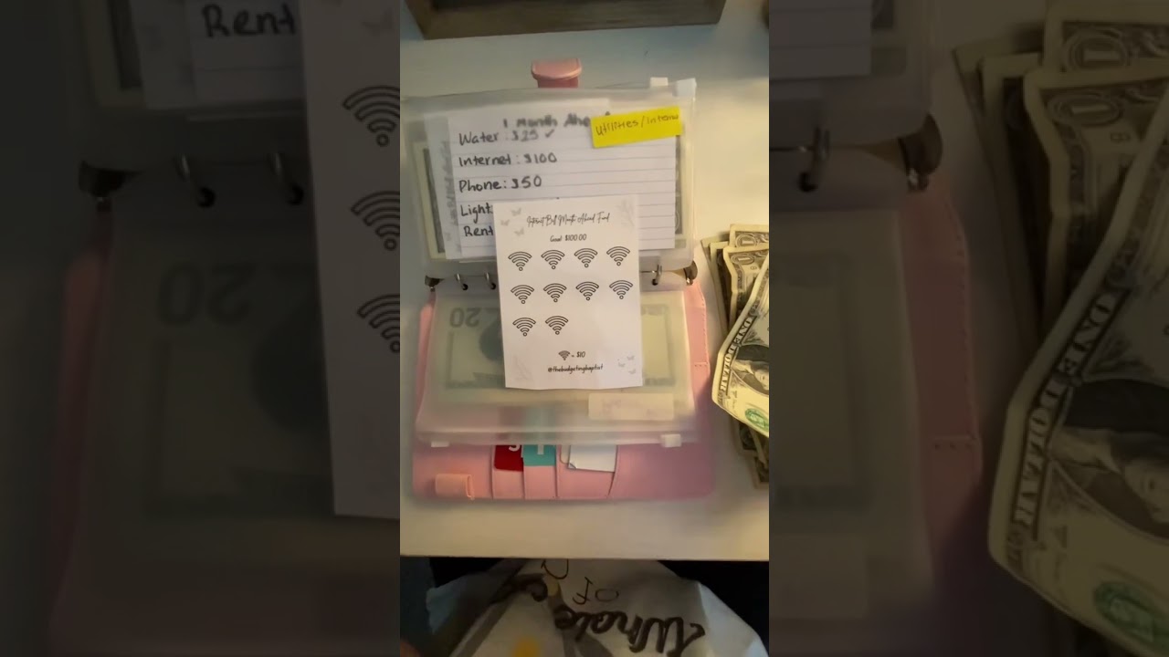 How To Get One Month Ahead on Bills | Low Cash Stuffing | Wifi Bill | Part 1