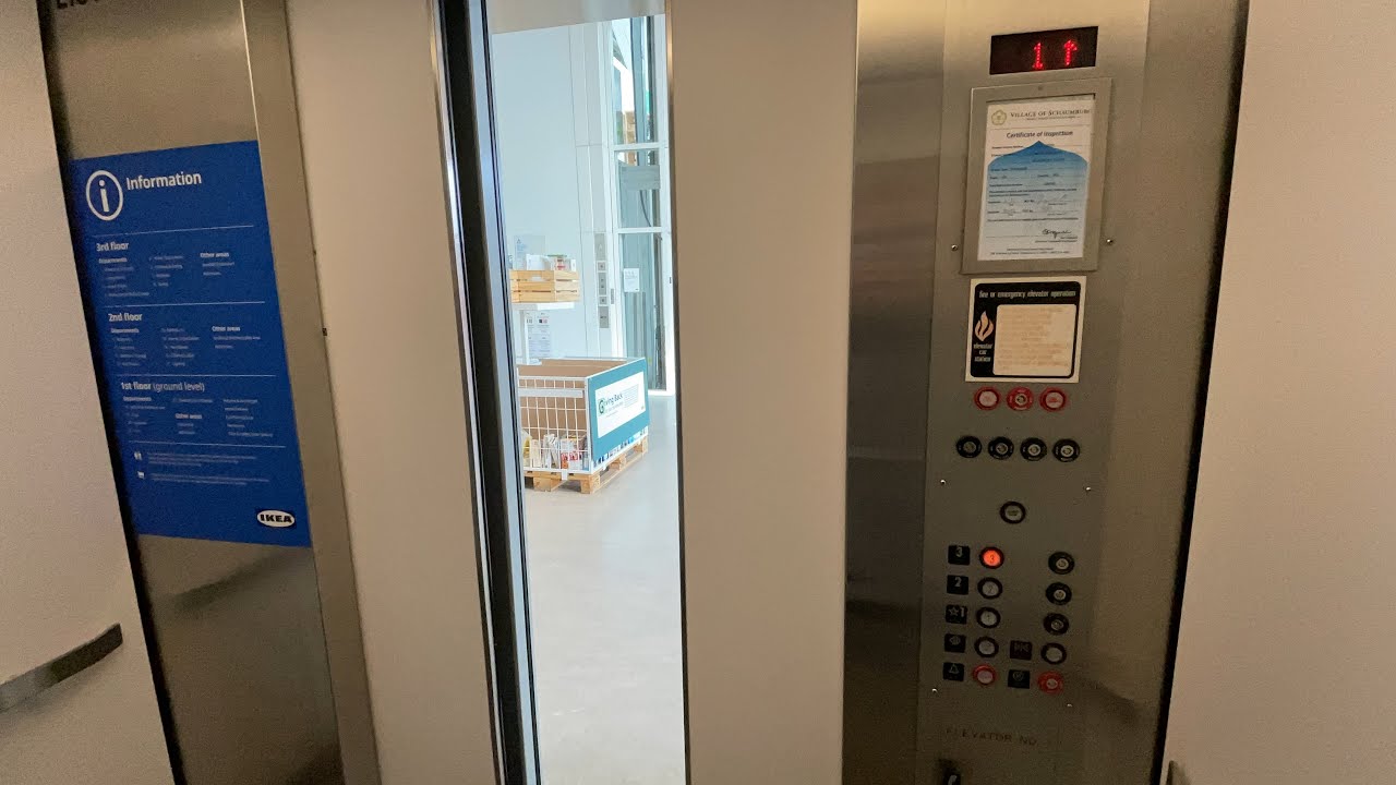 Montgomery KONE Hydraulic Elevator @ IKEA - Schaumburg, IL - YouTube