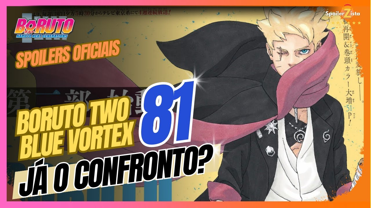 Boruto: Two Blue Vortex confirma 'erro' do anime