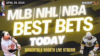 Free Picks & Predictions for MLB | NBA + NHL Playoff BEST BETS: April 29