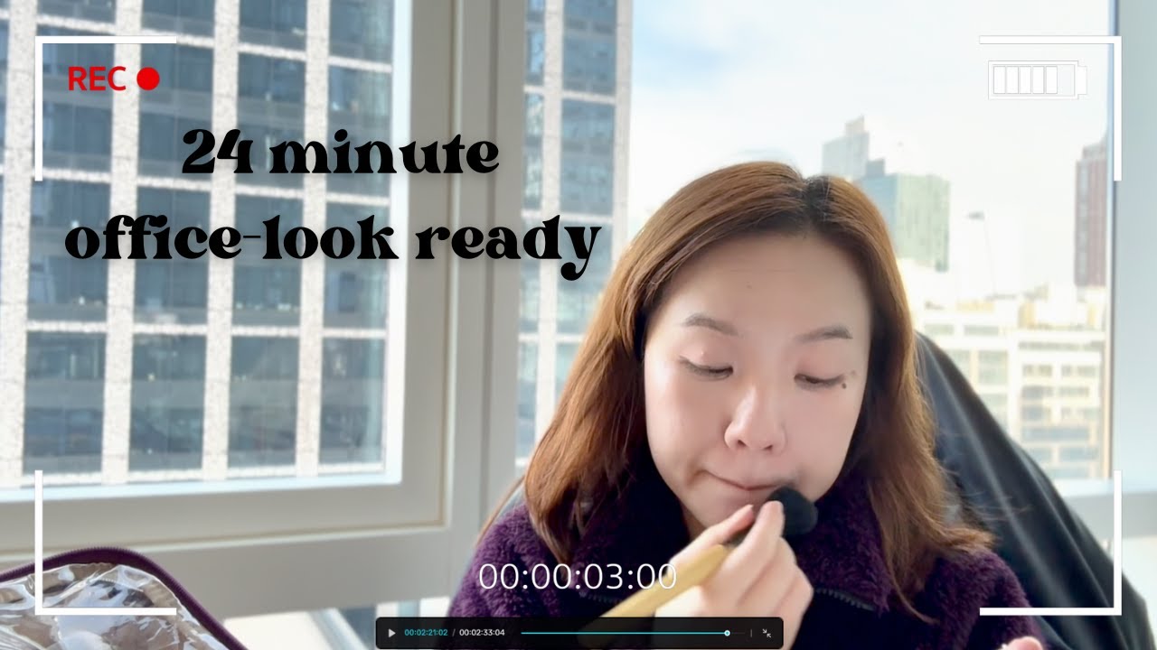 From Bed to Office-Ready in 24 Minutes | Clean Makeup System