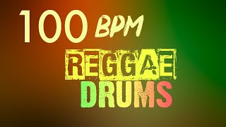 100 BPM - Reggae Drum Track with an Indian Touch