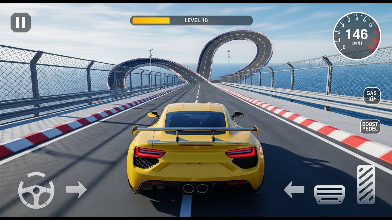 Biggest Mega Ramp 😱 GT Car Stunts