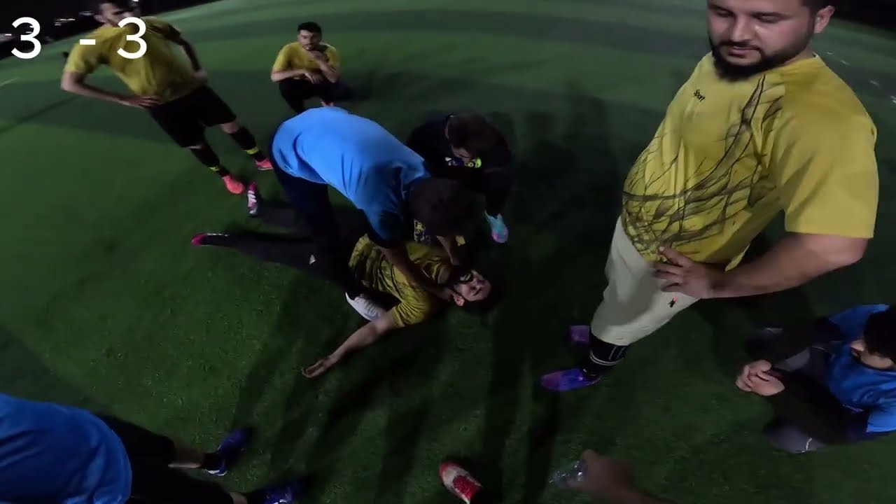 بەداخەوە😣، یاریزانێکمان توشی پێکانێکی قورس بوو لەم یارییە 😢😣