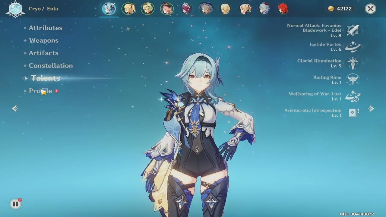 Genshin Impact testing eula claymore