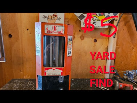 1945 Select-O-Vend Candy Machine repair and Special Giveaway in