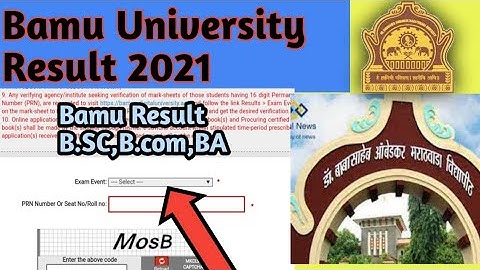 #Bamu #University Result 2021 Bamu Update ll Bamu bsc,B.com,BA bamu #result #Bamu #University Result