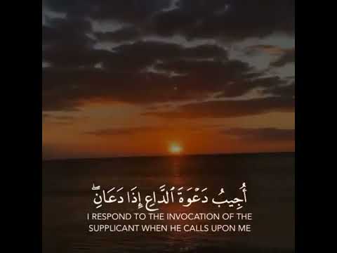 واذا سألك عبادي عني فاني قريب