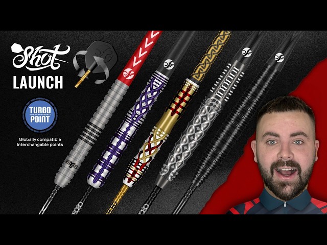 ダーツ　shot! 10 BRAND NEW* Sets of Shot Darts - Shot Darts July Launch - YouTube