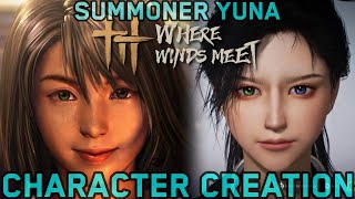 Where Winds Meet - Character Creation - Yuna from Final Fantasy X