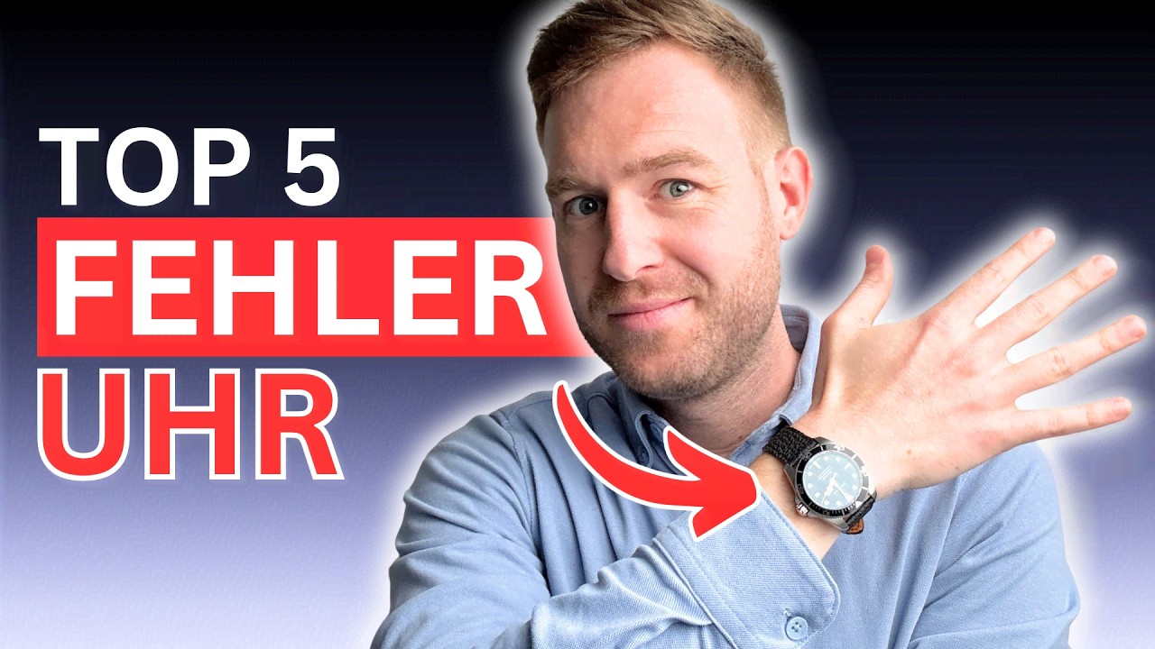 TOP 5 Todsünden an deiner UHR ! So killst Du frühzeitig deine UHR ! ⏰ | Gezeitenpanther