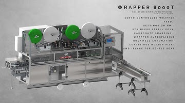 Toilet Soap Wrapping Machine - WRAPPER 8000T #soapwrappingmachine #soappackingmachine