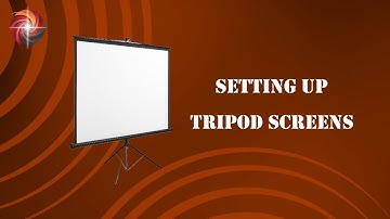 How to Set Up and Tear Down a Tripod Projector Screen (Instructions by Vancouver Projector Rentals)