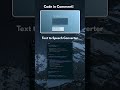 Text to Speech Converter with HTML CSS and JavaScript 🔥 #shorts