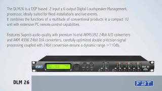 FBT DLM-26 Digital Loudspeaker Management
