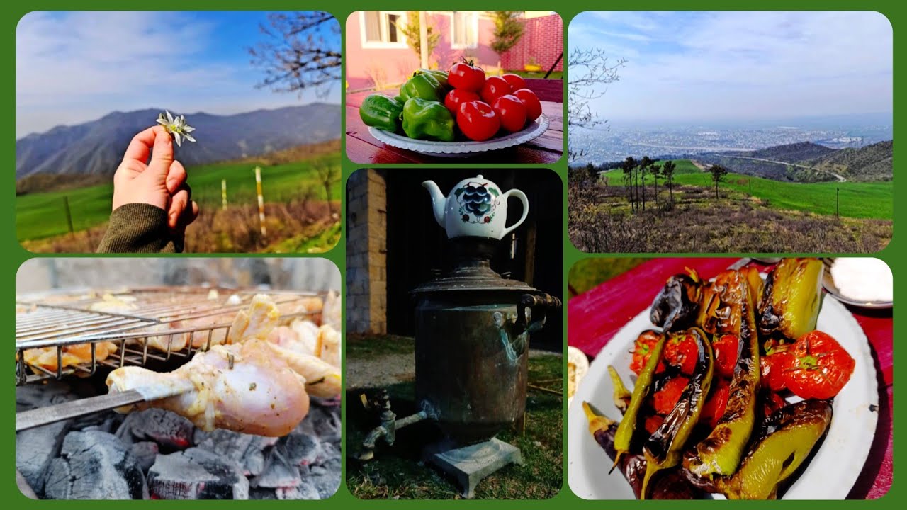 Azerbaycan Köyünde Vlog, Samovar Çayı ve Kabab🌿Vlog, Samovar Tea and ...