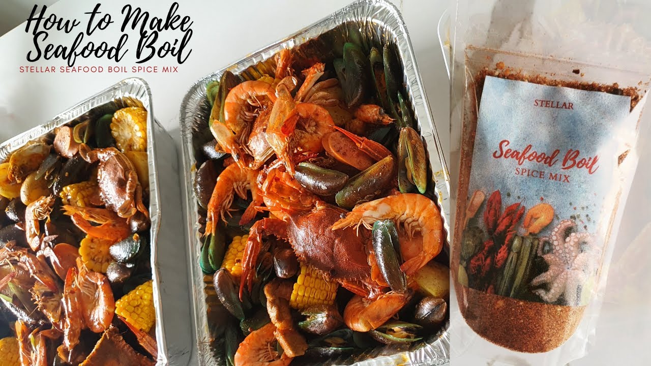 How to Cook Seafood Boil using Stellar Seafood Boil Spice Mix YouTube