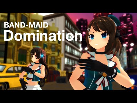 【MMD艦これ】摩耶 ＆鳥海「DOMINATION」 BANDMAID. MAYACHO Go to Down Town【nanoem】