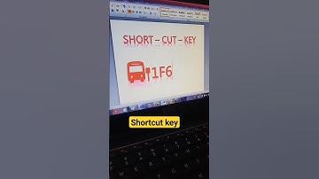 How to make Bus shortcut key in MSword #msword #business #bus#how #computer