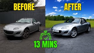 FULL REBUILD - CRASHED MAZDA MX-5 IN 13 MINUTES