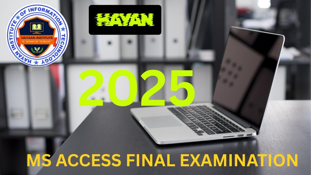 CERTIFICATE DATABSE SYSTEM IN MS ACCESS EXAM HINT