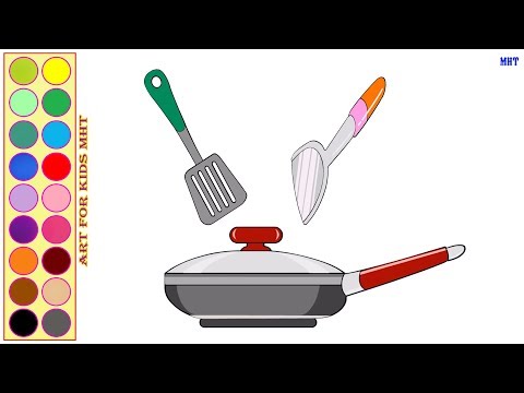 kitchen-utensils-|-how-to-draw-kitchen-utensils-|-kitchen-tools
