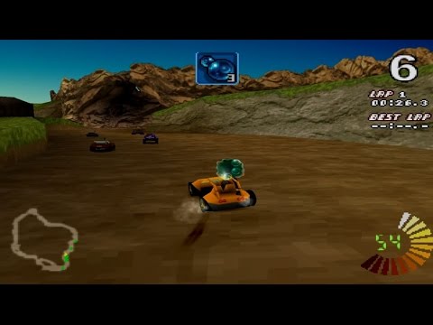 RC Revenge Gameplay Championship mode (PS1,PSX,PsOne)