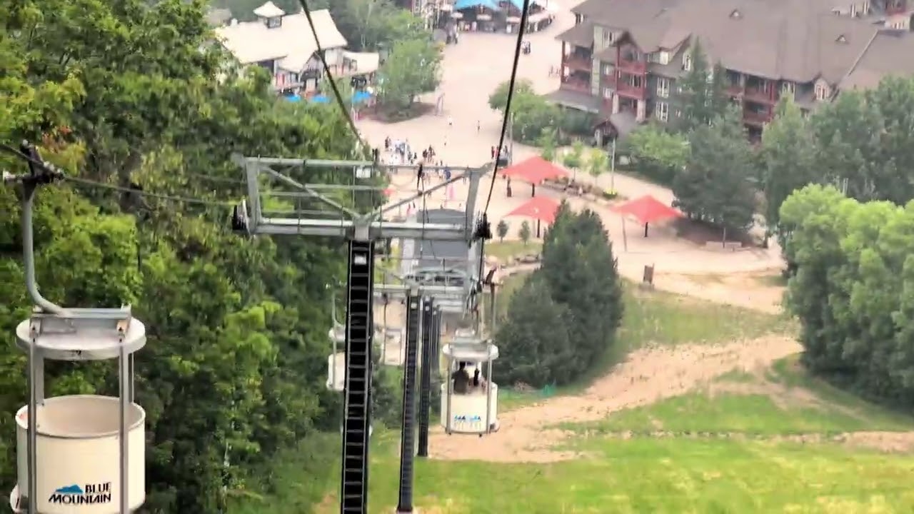Open Air Gondola - Blue Mountain please please subscribe thanks.❤️ Resort 