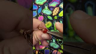 watch me struggle to make a bead and copper wire ring: part 2