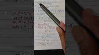 Class 9 Introduction to linear polynomials|End of chapter exercises Q11, Ganit manjari|#shortvideo