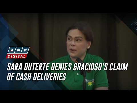 Sara Duterte denies Gracioso's claim of cash deliveries | ANC