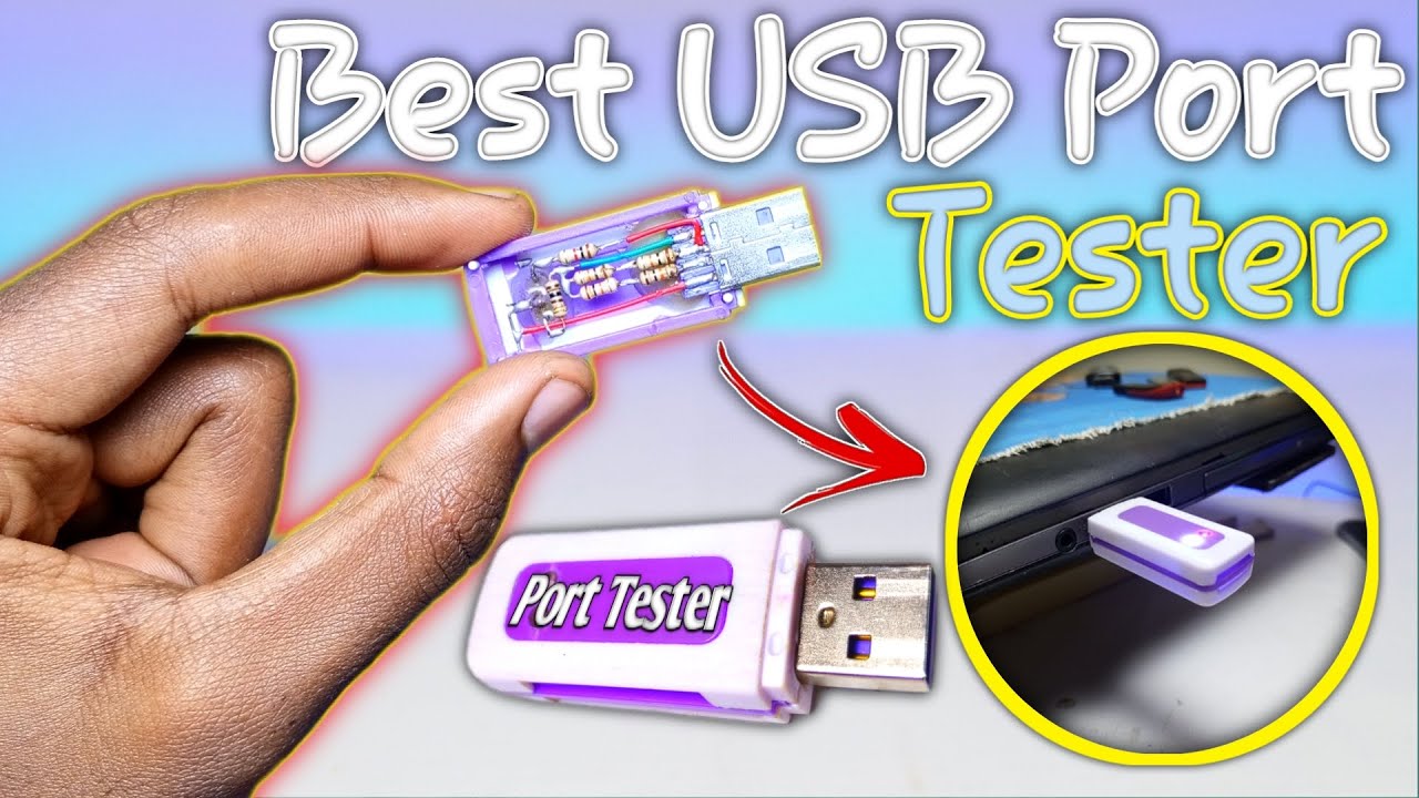 Test Your USB port With This | DIY USB port Tester #diyusbporttester # ...