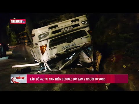 Video Lâm Đồng: Tai nạn trên đèo Bảo Lộc làm 2 người tử vong - youtube
